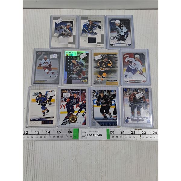 (11) NHL Rookie Cards-Cannot Authenticate