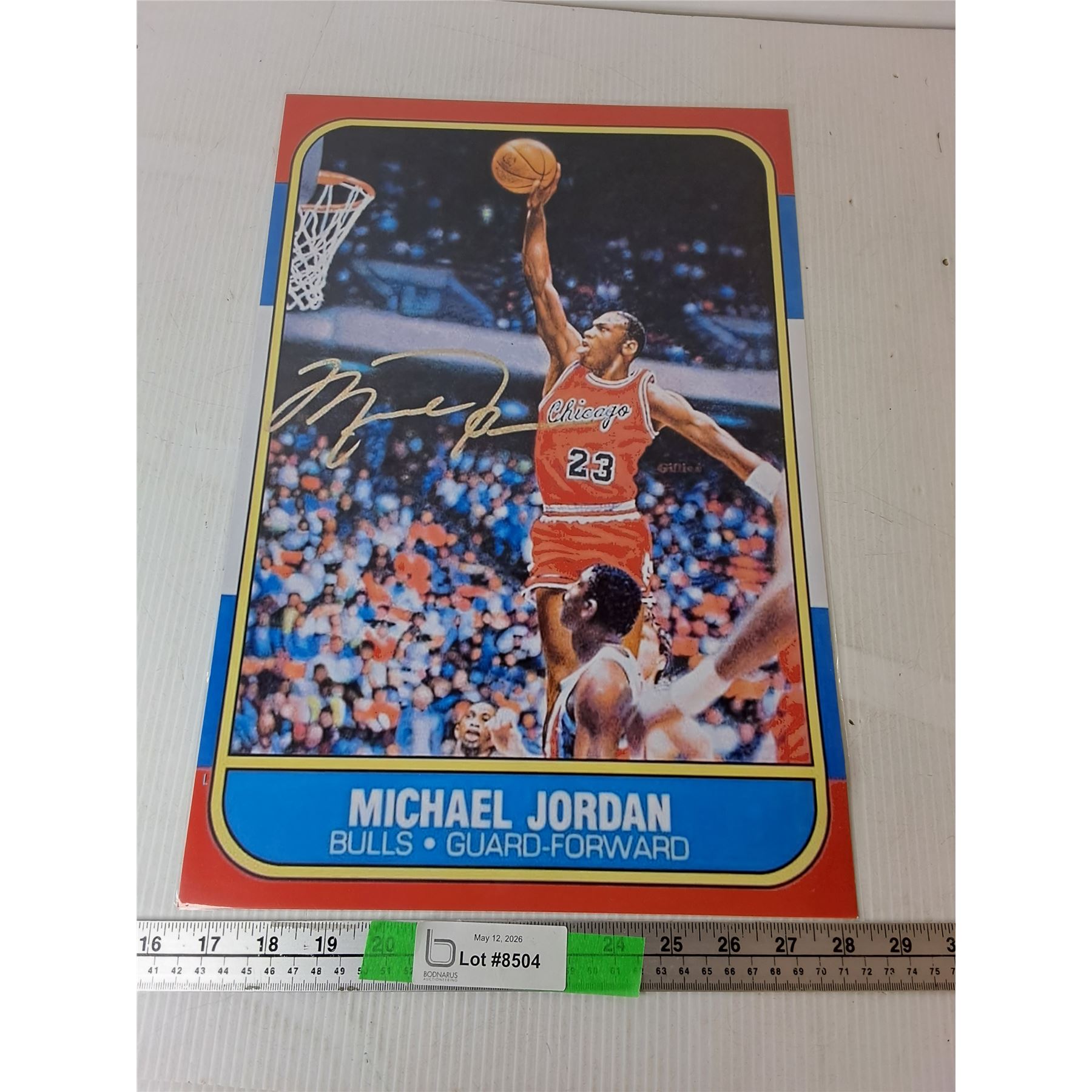 Michael Jordan Reproduction Rookie Jumbo Card 18