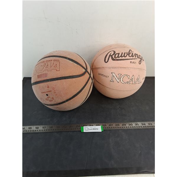 (2) Official NCAA Basketballs