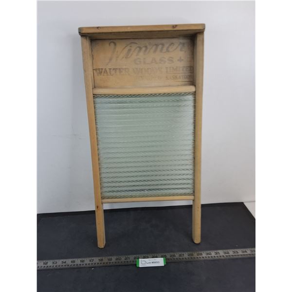 Antique Winner "Walter Woods" Wash Board - 24" x 12"