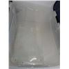 Image 3 : Keter Ware File Tote - Size Pictured w/Large Christmas Decor Assortment - PICK UP