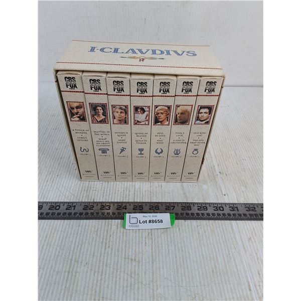 Set of 7 "I Claudius" VHS Movie Series