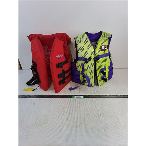 (2) Youth Size Life Jackets