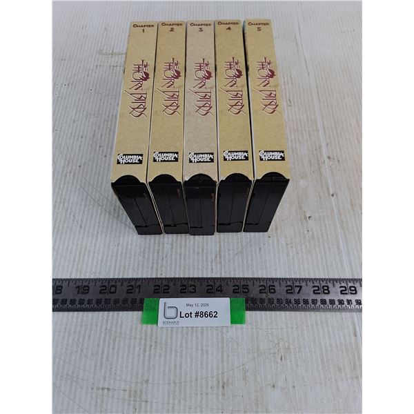 Set of 5 Thorn Birds VHS Movie Series