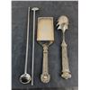 Image 2 : Silver Plated Lasagna & Pasta Servers, Stainless Steel Stir Spoons