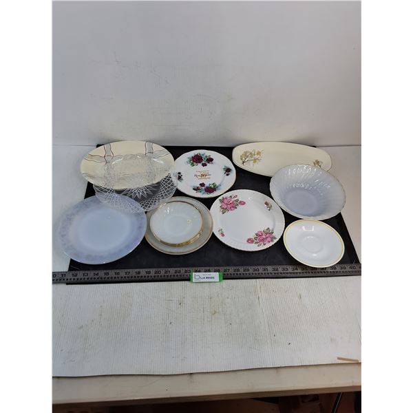 Assorted Mostly Vintage Dishes & Platters - PICK UP