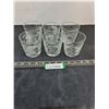 Image 1 : Set of 6 Glass "Pinecone" Tumblers