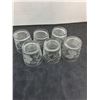 Image 2 : Set of 6 Glass "Pinecone" Tumblers