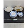 Image 1 : (2) Ceramic Fruit Bowls, Set of Lunch Plates & Saucers - PICK UP