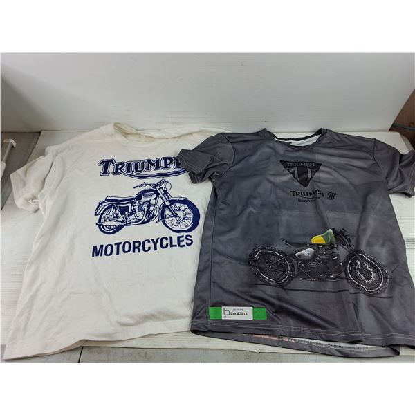 (2) Triumph T Shirts - Size XL