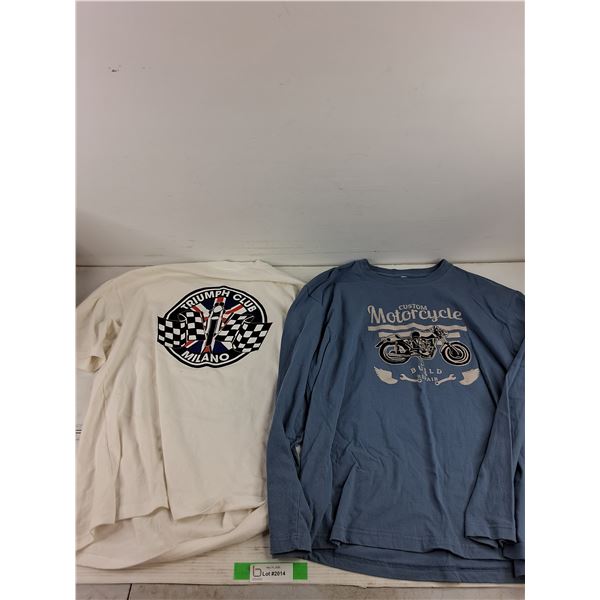 (2) Motorcycle T Shirts - Size XL