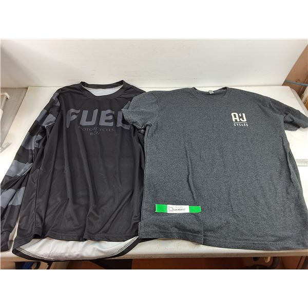 Fuel Motorcycles & AJ Cycles Longsleeve & T Shirt - Size XL