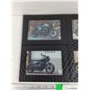 Image 2 : (4)  Framed AJ Cycles Motorcycle Prints 7" x 5"