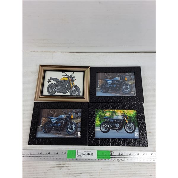 Framed Motorcycle Prints 7" x 5"