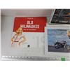Image 2 : Old Milwaukee Calendar, Framed Yamaha Prints 11" x 9", 12" x 9", Wall Key Rack