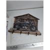 Image 4 : Old Milwaukee Calendar, Framed Yamaha Prints 11" x 9", 12" x 9", Wall Key Rack