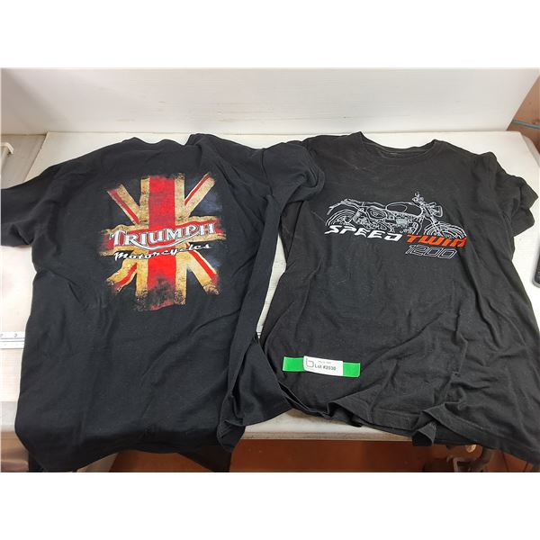 (2) Motorcycle T Shirts - Size XL