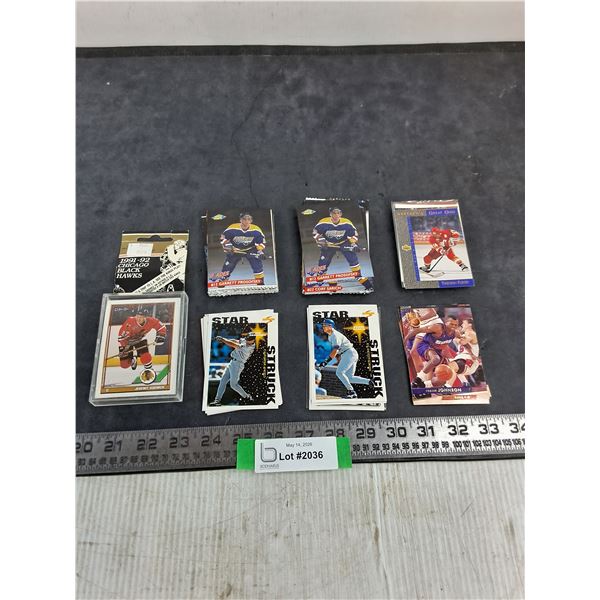 Assorted Collection of Pro & Semi-Pro Sports Collector Cards - Unauthenticated
