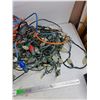 Image 4 : (2) Extension Cords - As Is, Christmas Tree Lights - Powers On, As Is - PICK UP