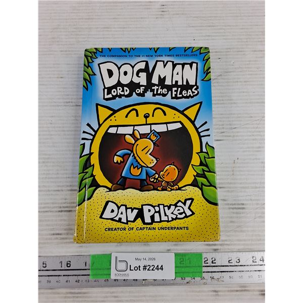 Dog Man Lord of the Fleas Book by Dav Pilkey