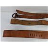 Image 2 : (3) Leather Belts
