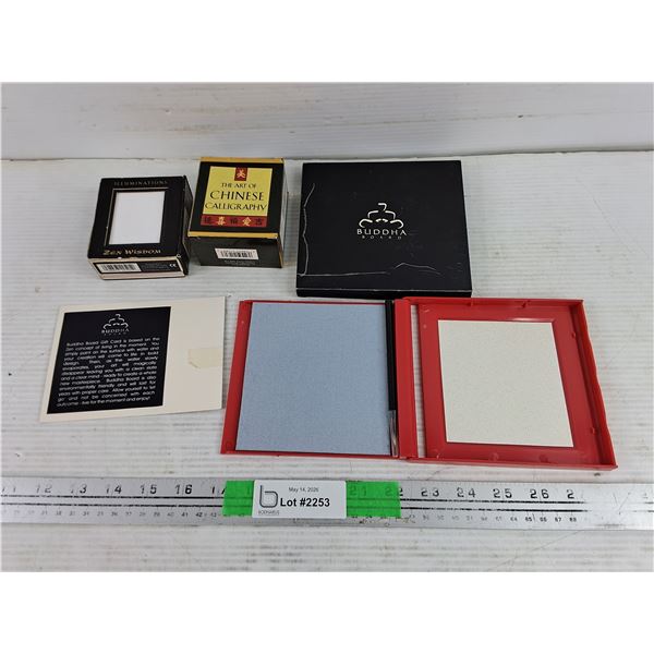 Zen Wisdom Illumination Box, The Art of Chinese Calligraphy, Buddha Board