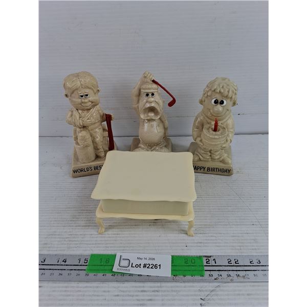Novelty Figures & Plastic Jewelry Box