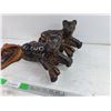 Image 3 : Ceramic African Mask & Ceramic Cheetahs