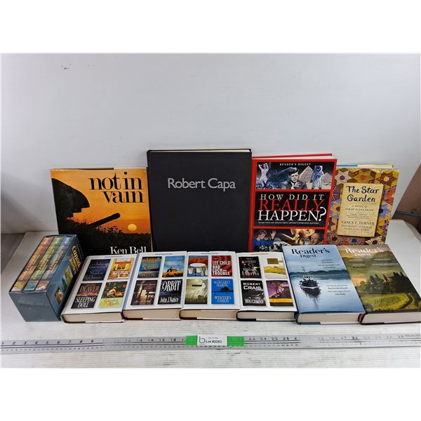 Assorted Books & Canada a Magnificent Journey VHS Tapes - Robert Capa, The Star Garden, Misc