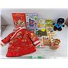 Image 1 : Assorted Kids Books, Canada Post Stuffed Bear, Chinese Child Coat, Misc