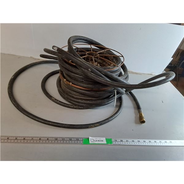 Air Hose with Reel- Unknown Length, Cannot Ship