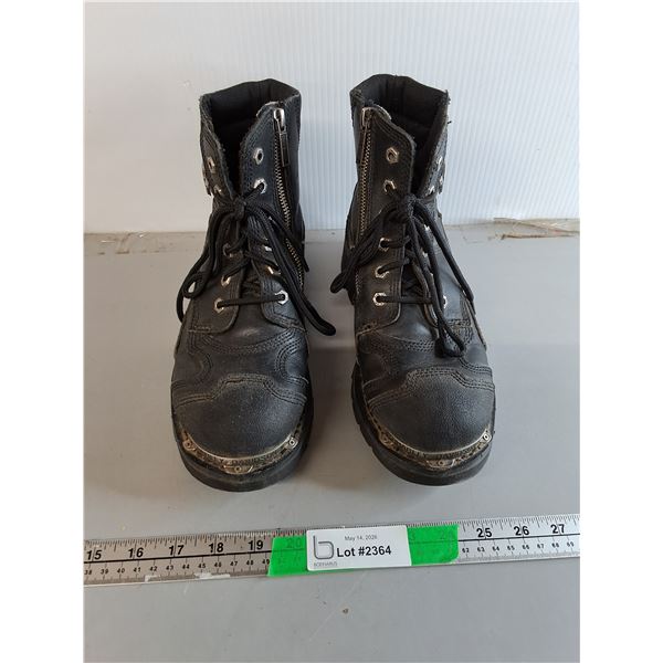 Women's Harley Davidson Leather Boots-9