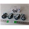 Image 1 : (4) H & S 50mm Castor Wheels, Appear NIB