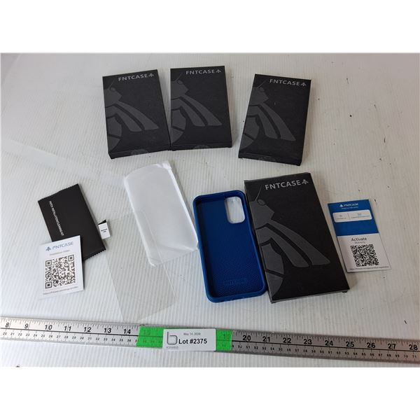 (4) FNTCase Samsung Phone Cases- New Approx. 6.5" x 3.25"