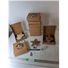 Image 1 : (10) 6"  Mostly Rattan Tree Toppers- Require Batteries, Appear New