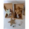 Image 2 : (10) 6"  Mostly Rattan Tree Toppers- Require Batteries, Appear New