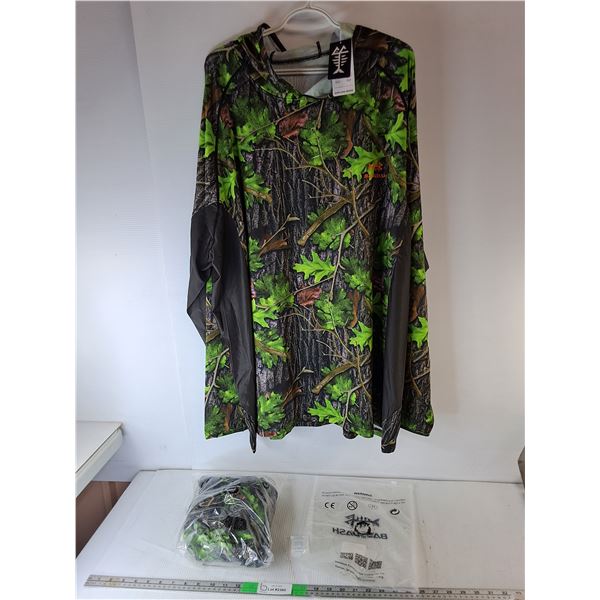(2) Men's Bassdash SPF50+ Outdoor Shirts-4XL