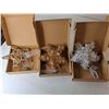 Image 2 : (10) 6" Mostly Rattan Style Tree Toppers- Require Batteries, NIB