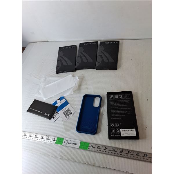 (4) FNTCase Samsung Phone Cases Approx. 6.5" x 3.25"