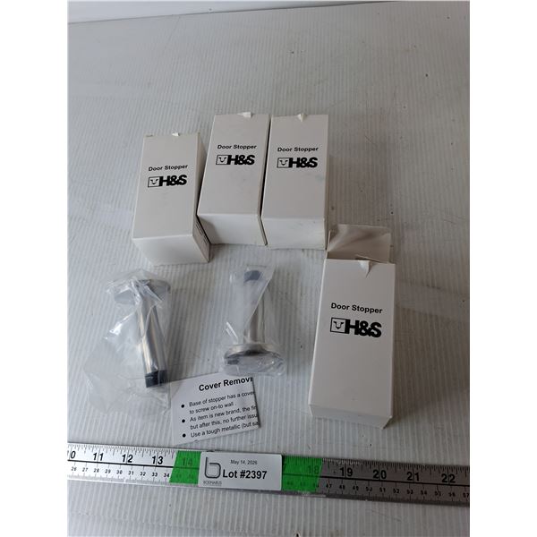 (8) H & S Door Stoppers
