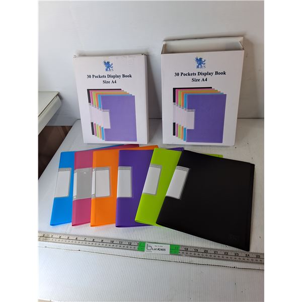 (12) Booklets with Page Protectors
