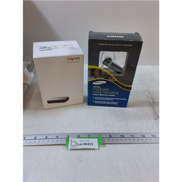 NIB Samsung Bluetooth Headset, StreamLine Tv Signia