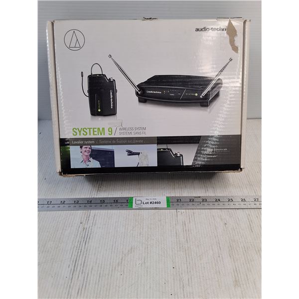 Audio Technics System 9 Wireless System-untested-as is