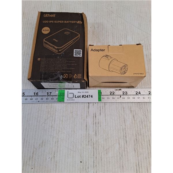 U20 IPS Super Battery and Adapter