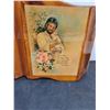 Image 2 : Wooden Bible Shaped Wall Clock & Quoted Scripture