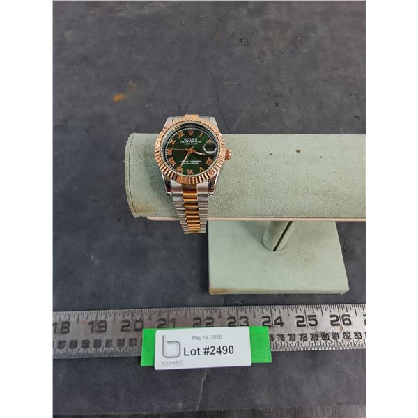Rolex "Oyster Perpetual" Wrist Watch - Unauthenticated