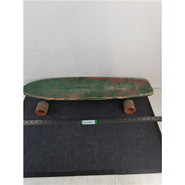 Silver Fox Wooden Skate Board - 27" Length - PICK UP ONLY