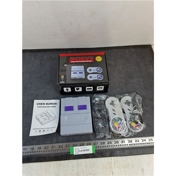 Super Mini SN-02 Video Game System - Appears Unused