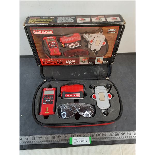 Craftsman 4in1 Laser Level & Measuring Tool Kit - Appears Unused