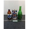 Image 1 : (3) Foreign Empty Beer Containers (OV, Foster's, Lucky Buddha)